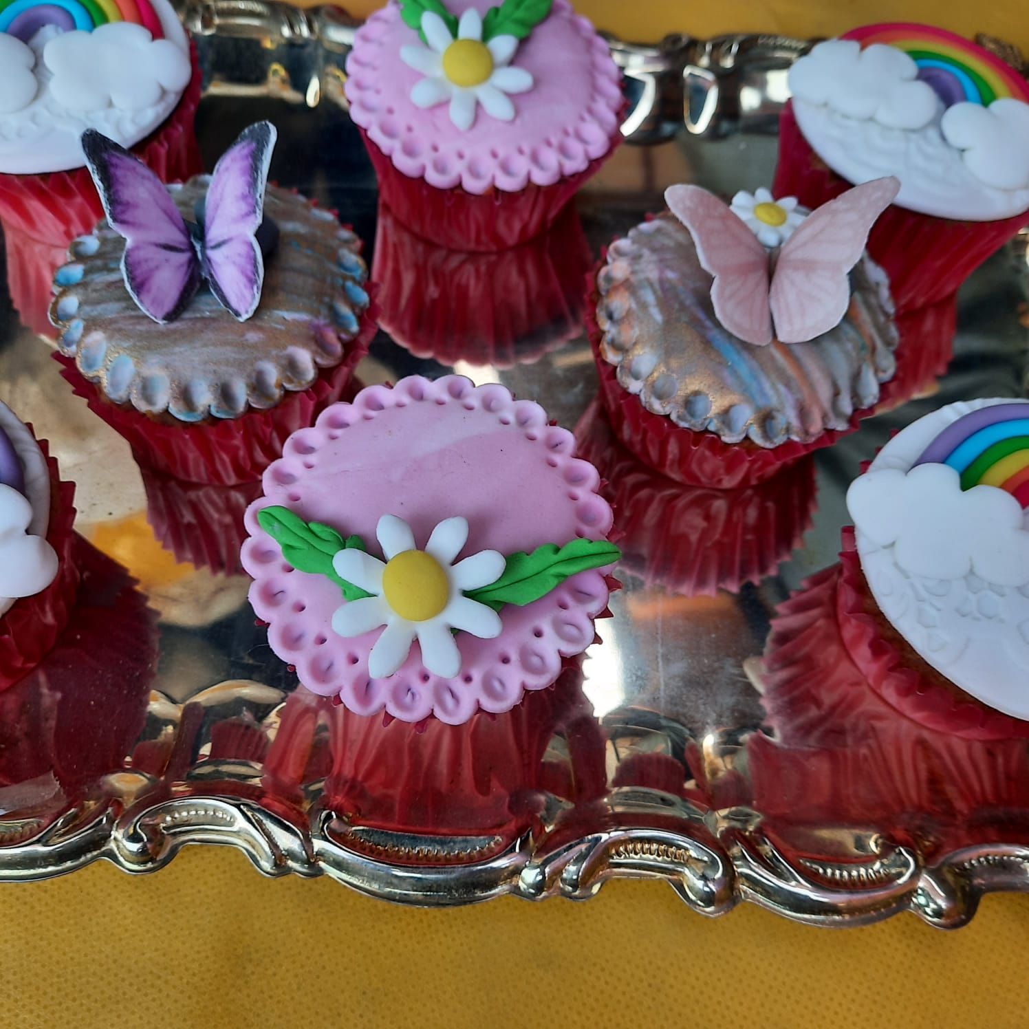 cupcakes mariposas