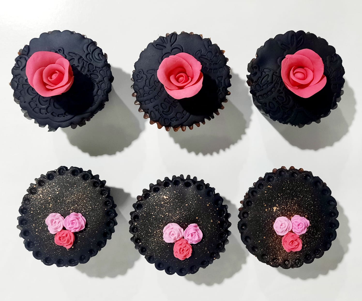 cupcakes negros